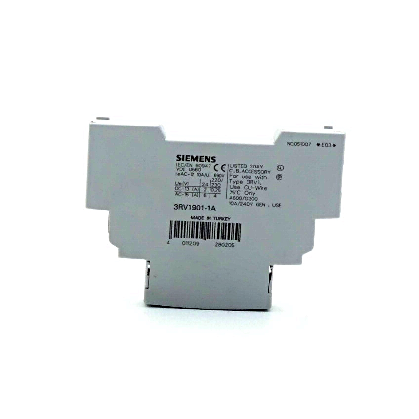 3 Pieces Auxiliary switch 3RV1901-1A 