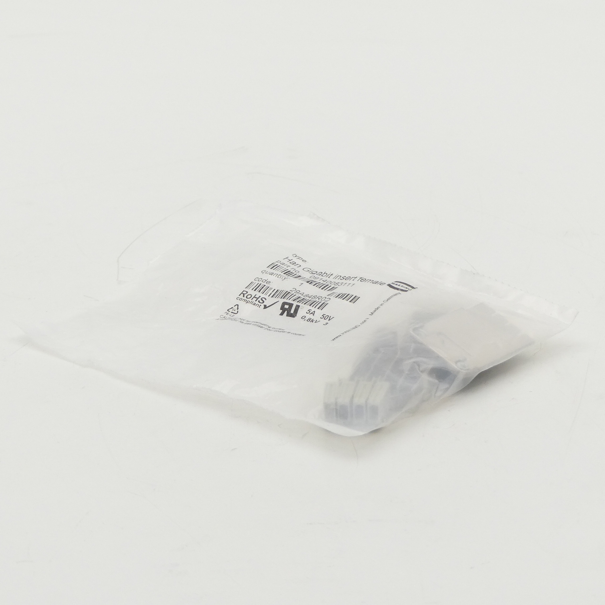 Socket insert Han Gigabit insert female 
