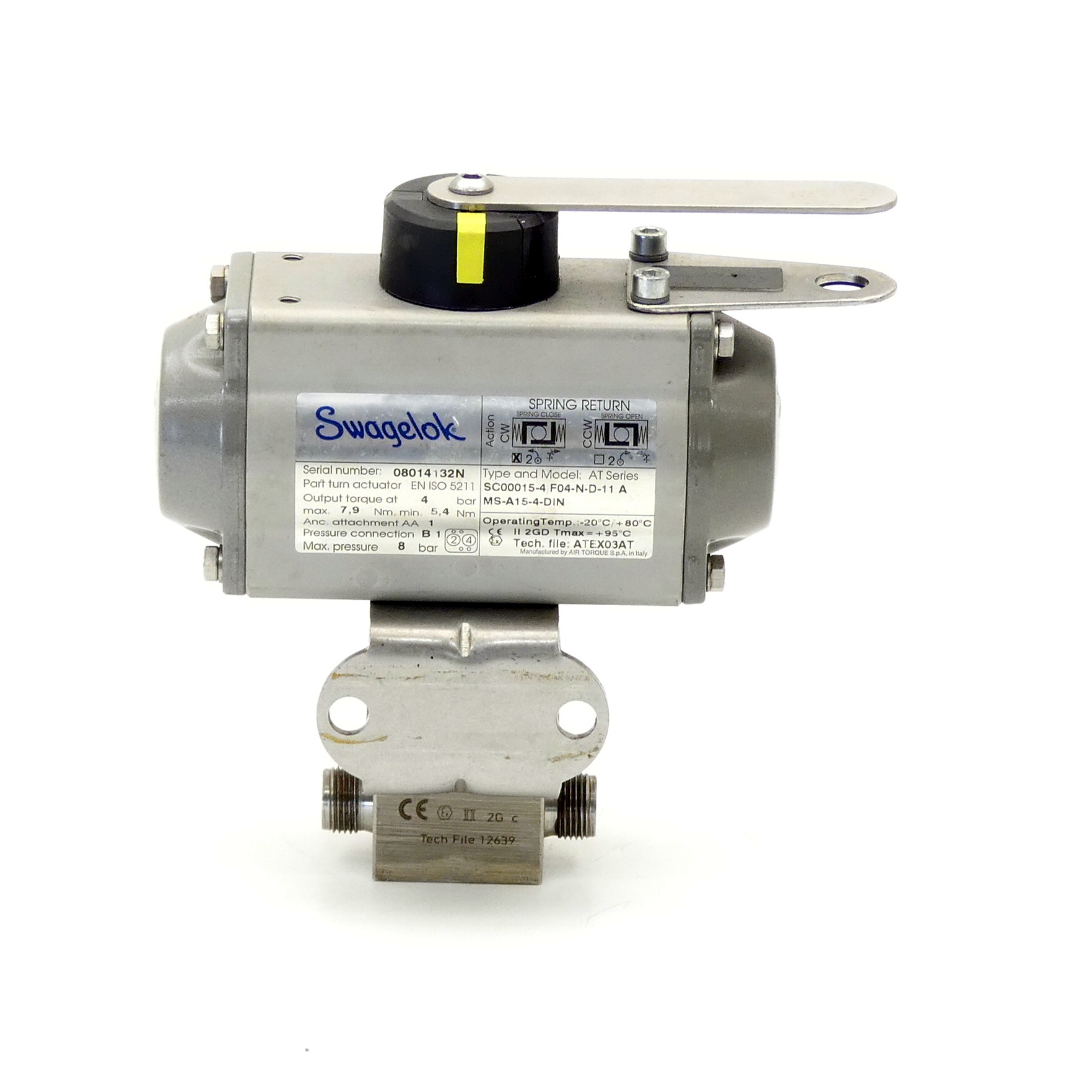 Pneumatic control head