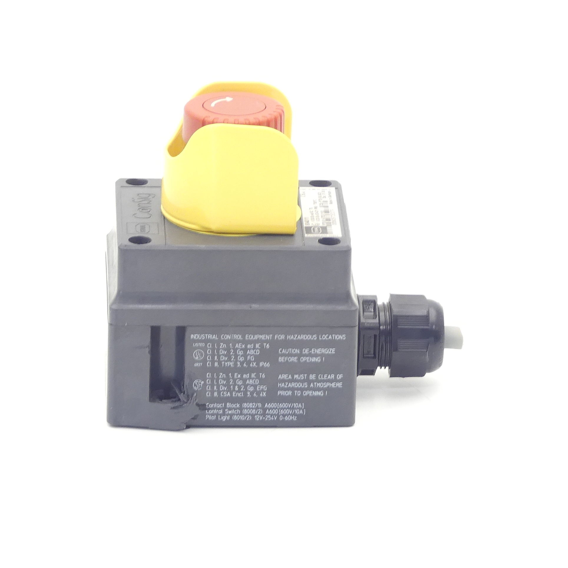 Mushroom lock button