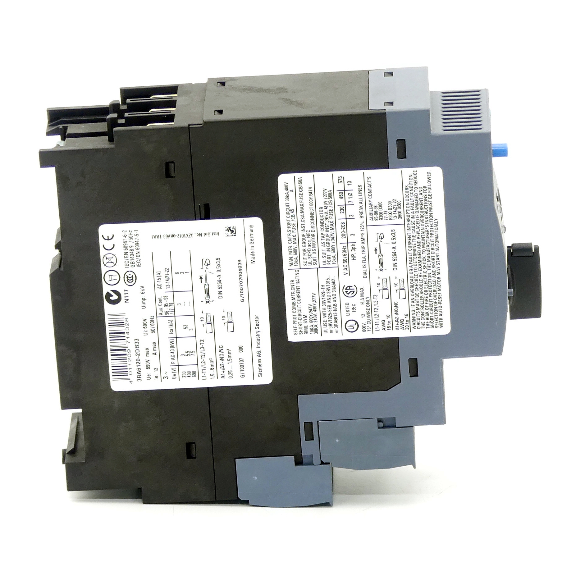 SIRIUS Compact load feeder DOL starter