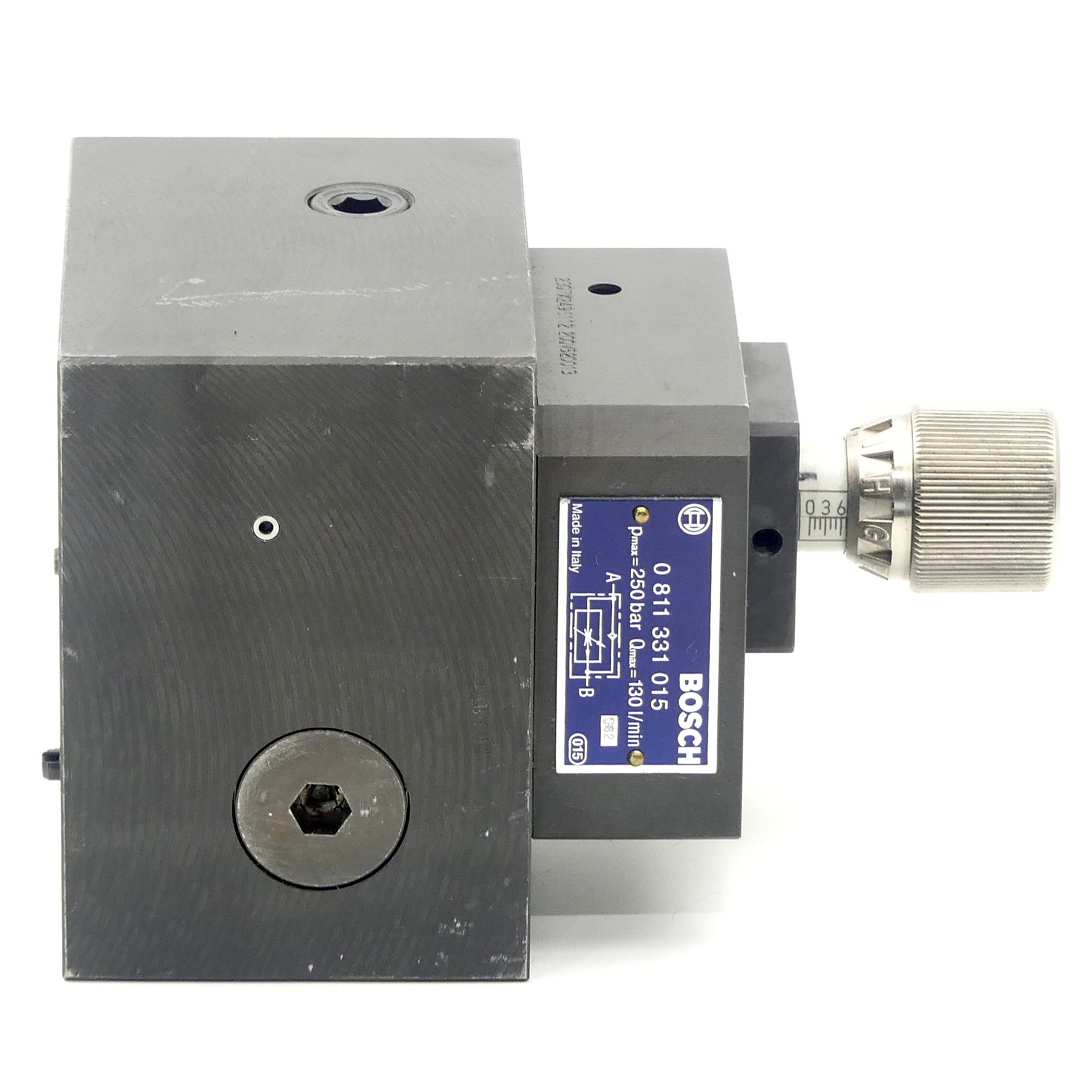 2-way flow control valve