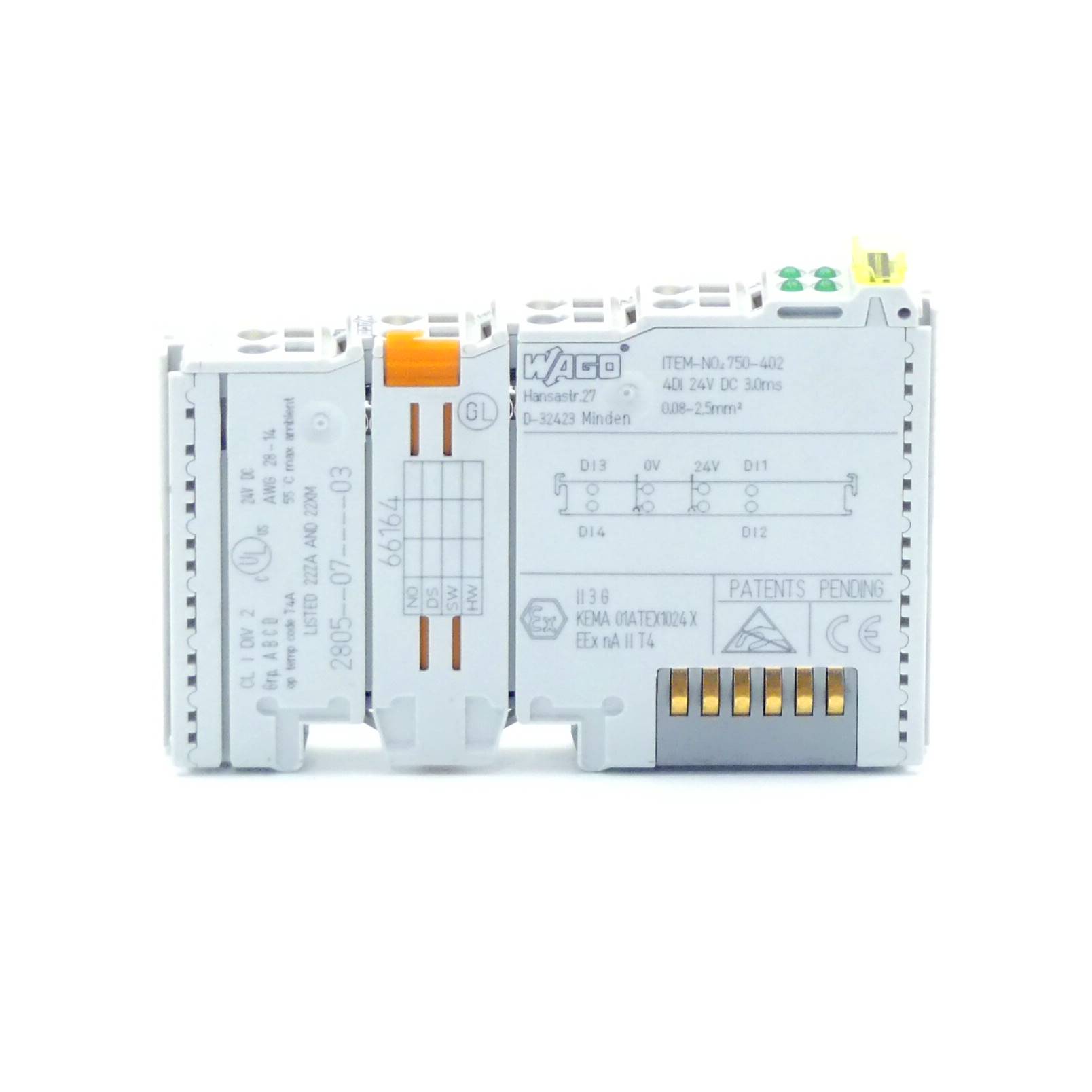 Digitalausgangsklemme 750-402 3 Stück 