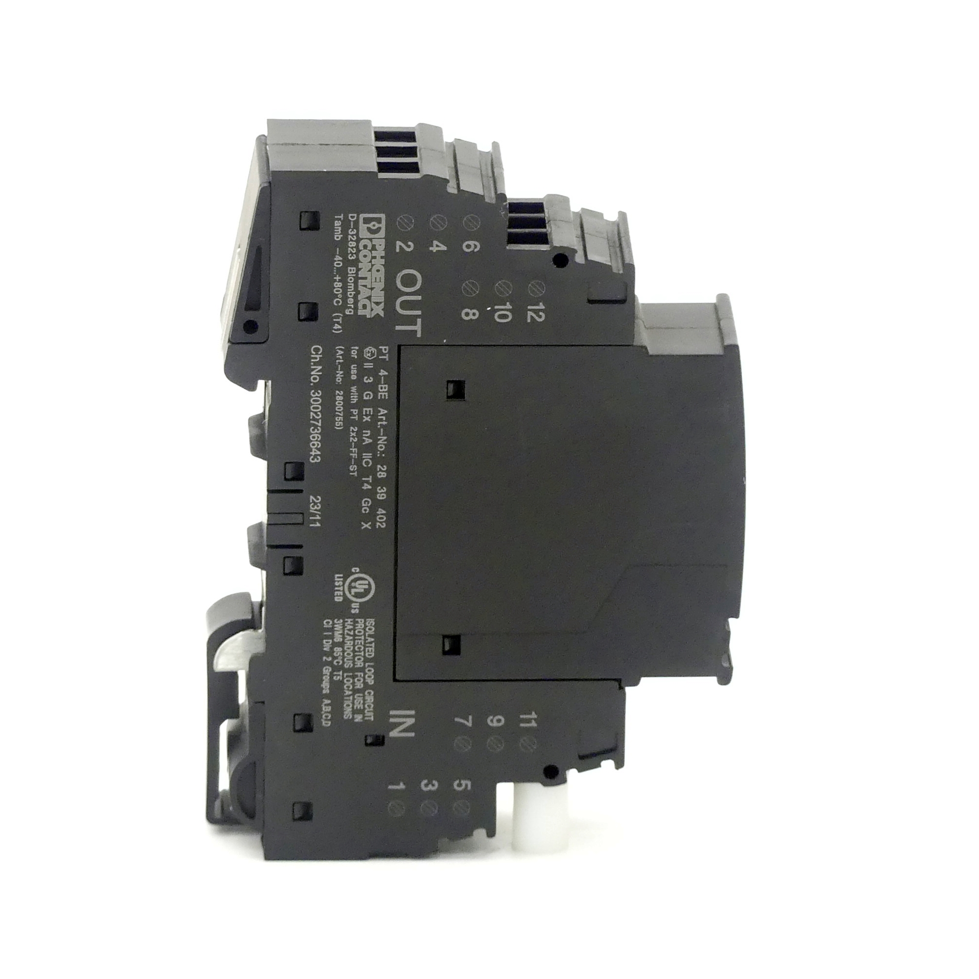 Überspannungsschutzstecker PT 4 24DC-ST