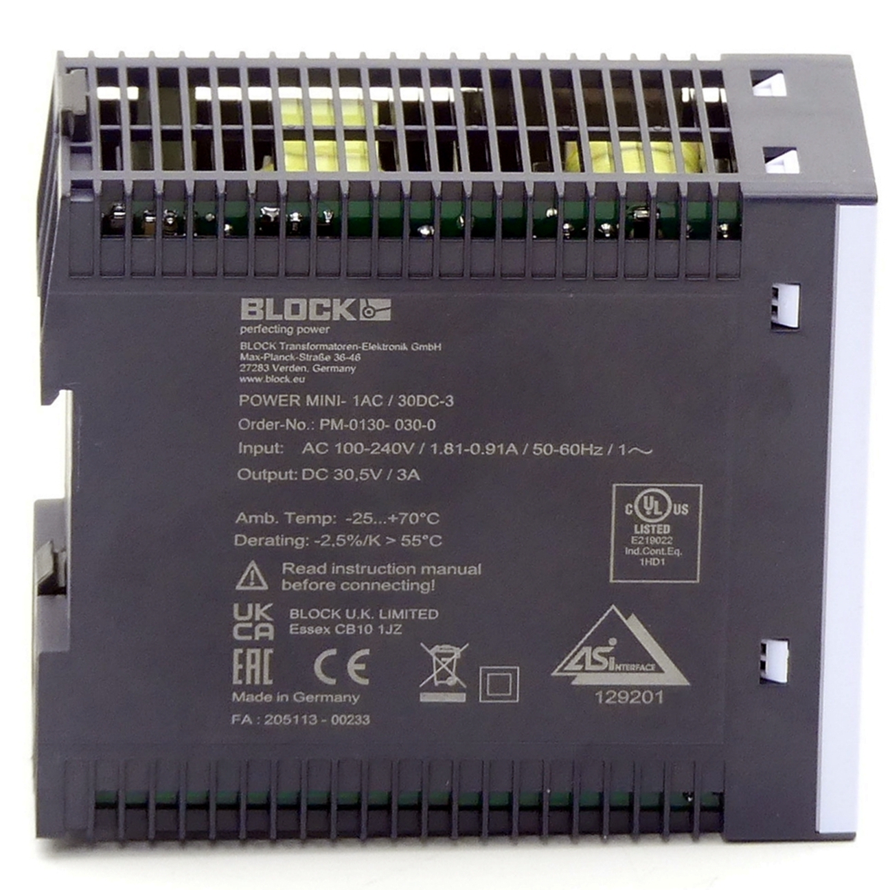 Primär getaktetes Schaltnetzteil 