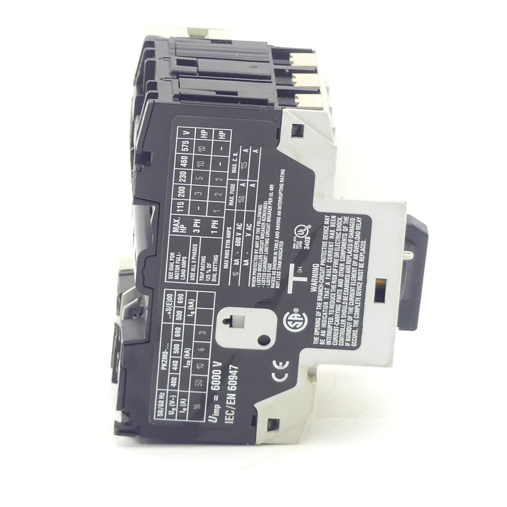 Motor protection switch with auxiliary contact PKZM-16 