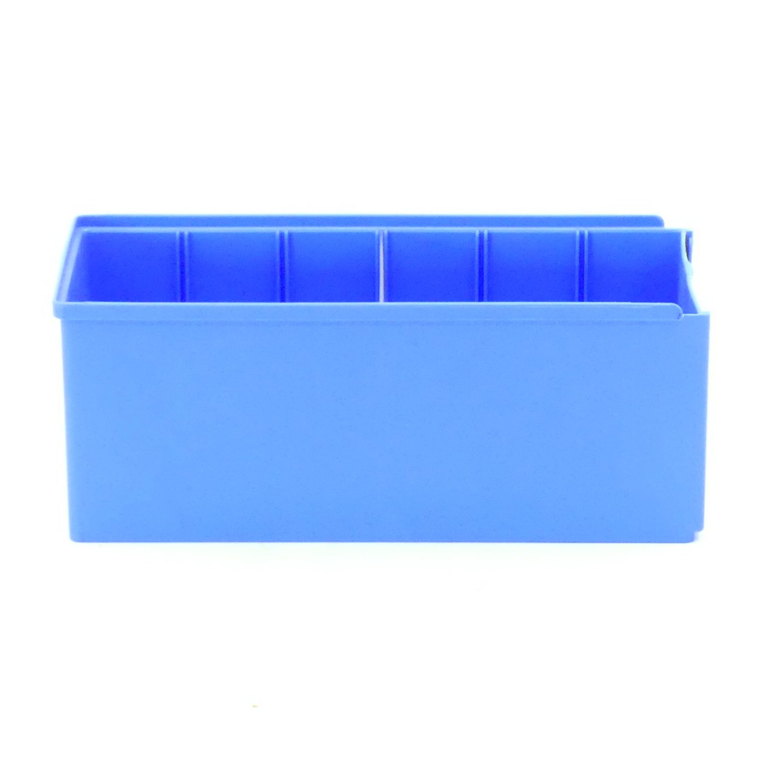 10 pieces boxes RK 300, 6 compartments, blue 