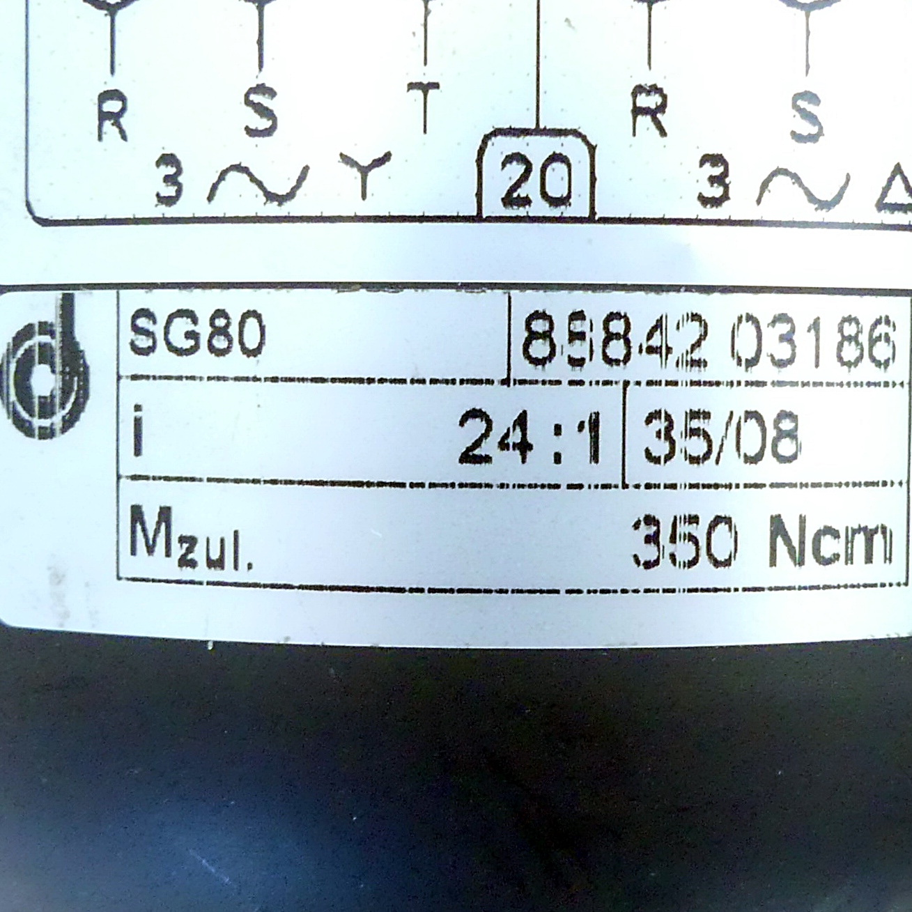 Getriebemotor DR62.0X80-4 