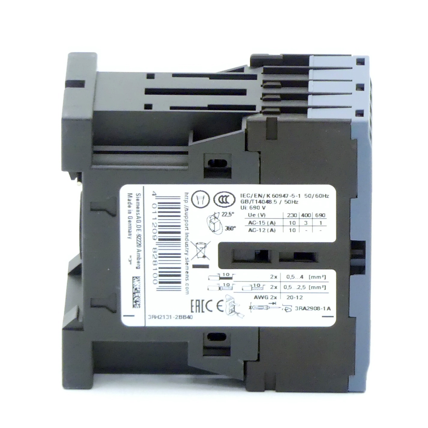 Auxiliary contactor 3RH2131-2BB40 