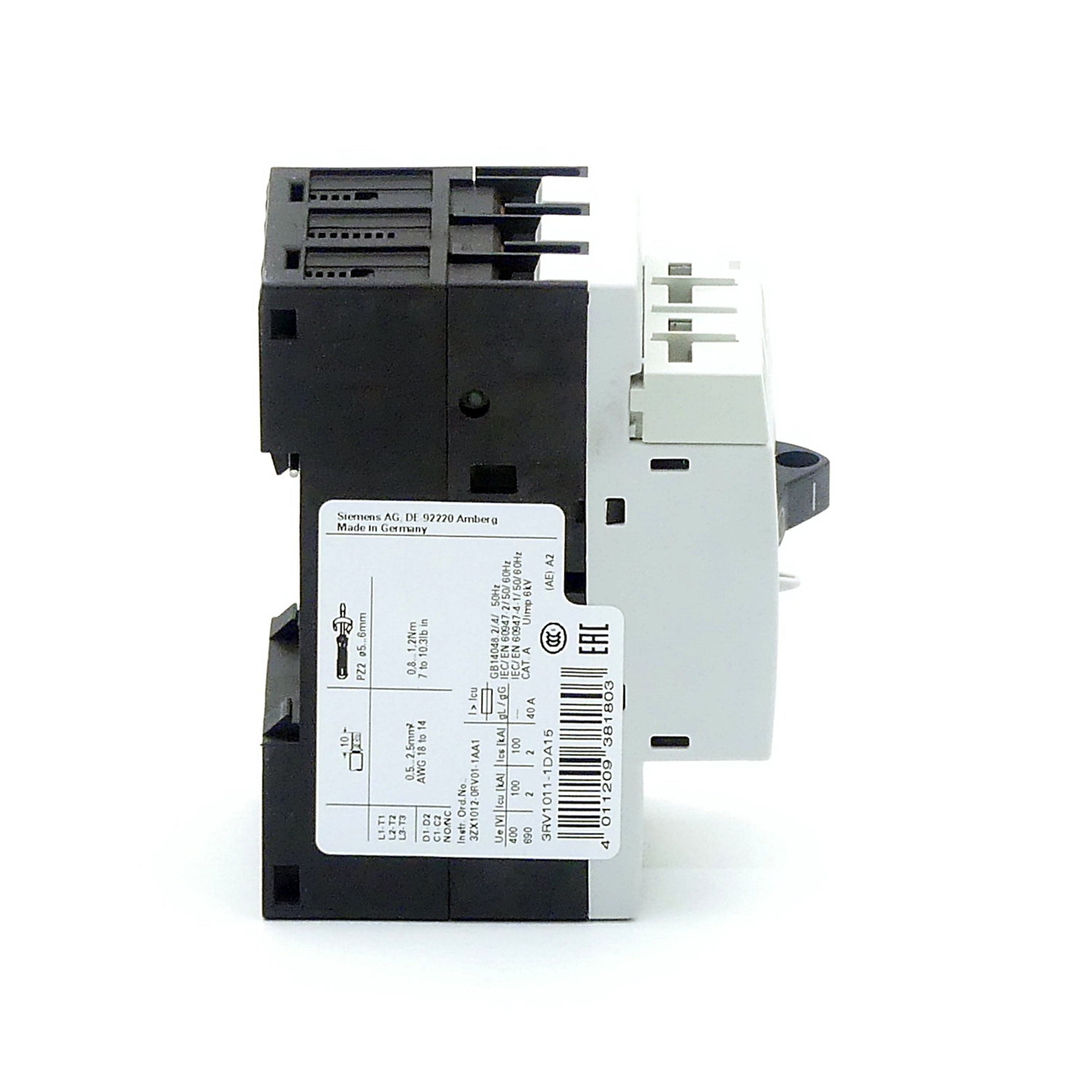 Circuit Breaker 3RV1011-1DA15 