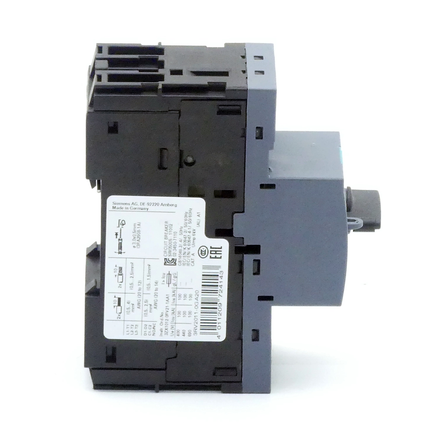 Circuit breaker 3RV2011-0GA20 