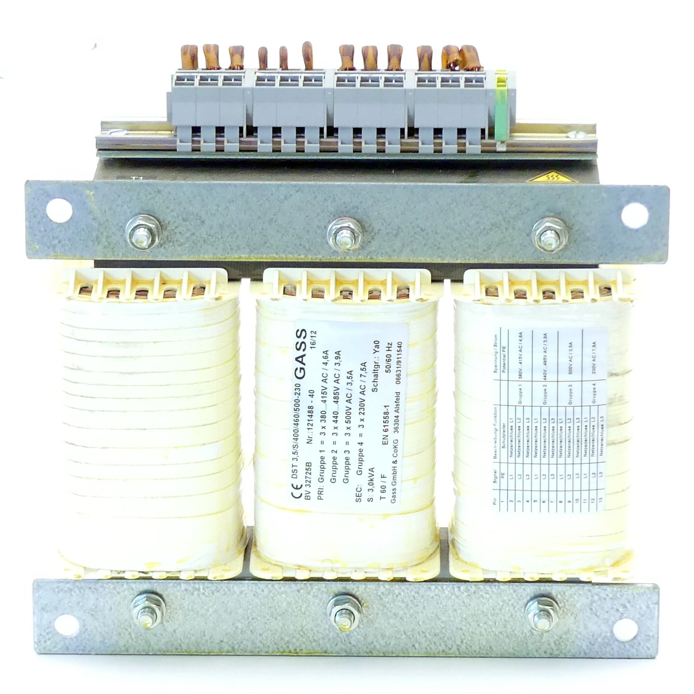 Transformator DST 3,5/S/400/460/500-230 