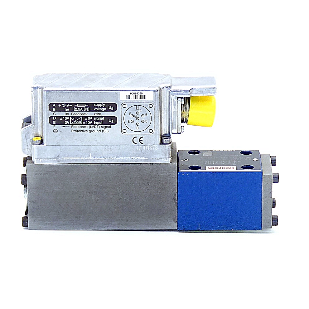 4/4 Directional control valve 4WRPEH 6 C3 B04L-20/G24K0/A1M