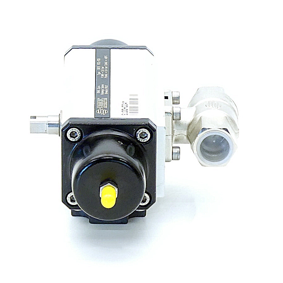 Pneumatic actuator with ball valve 