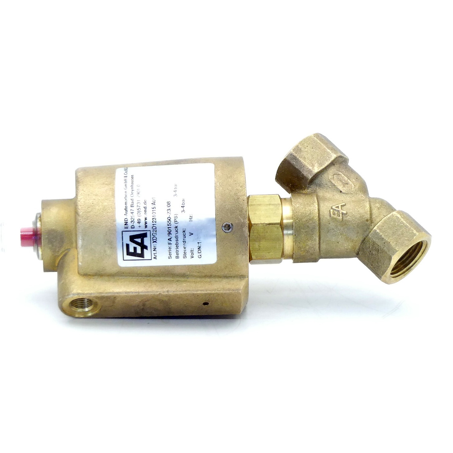 Air controlled valve 