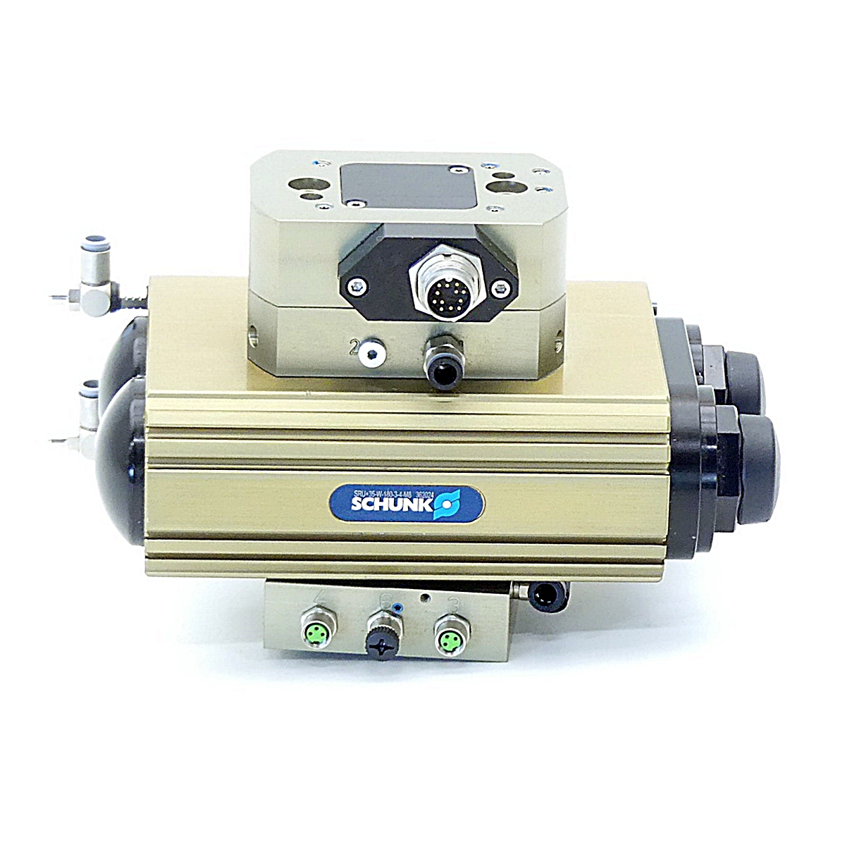 Universal swivel unit SRU+35-W-180-3-4-M8