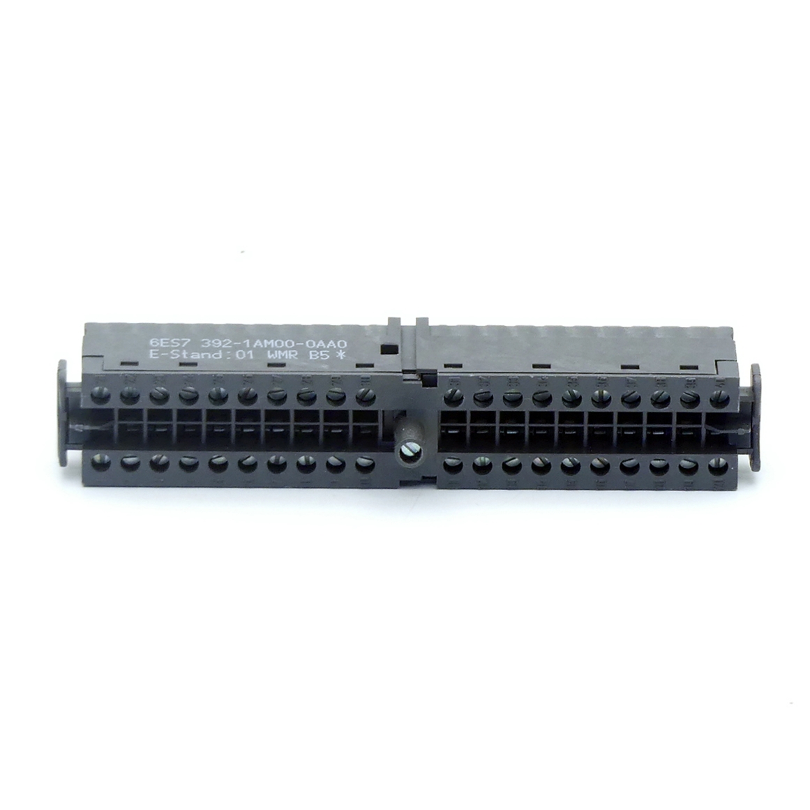 Front connector with screw contacts 