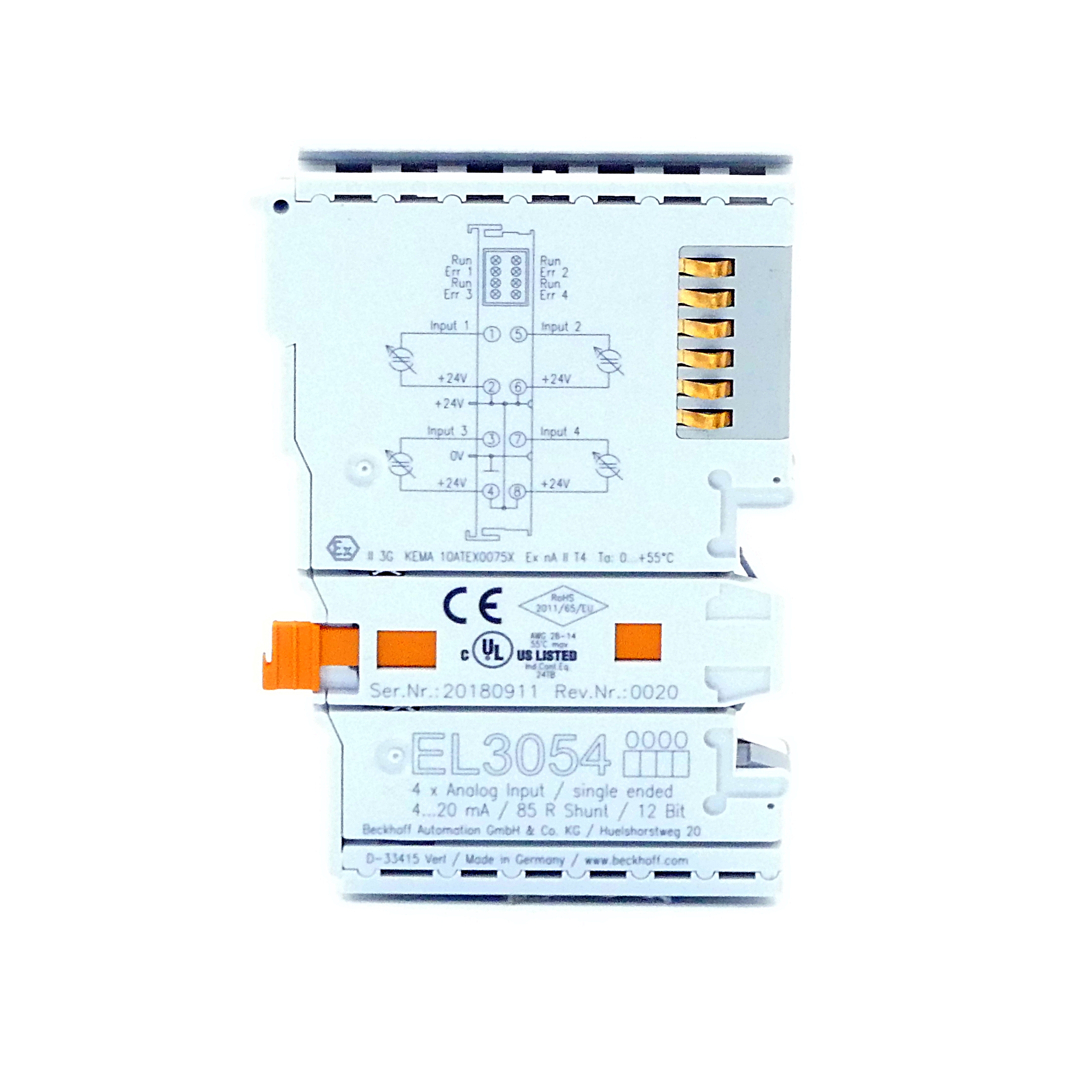 4-channel analog input terminal 