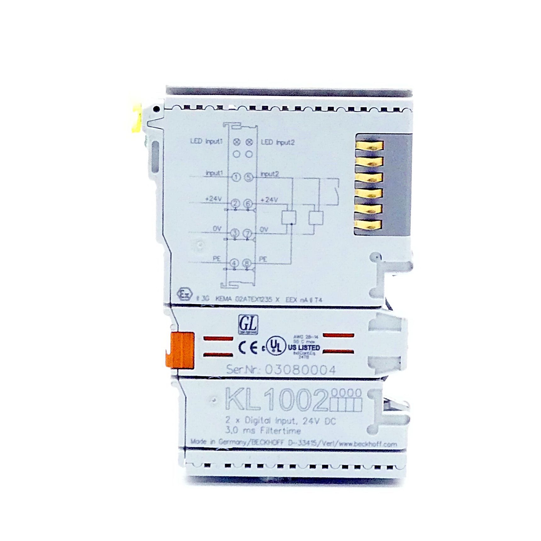 2-Channel-digital-input-busterminal KL1002 