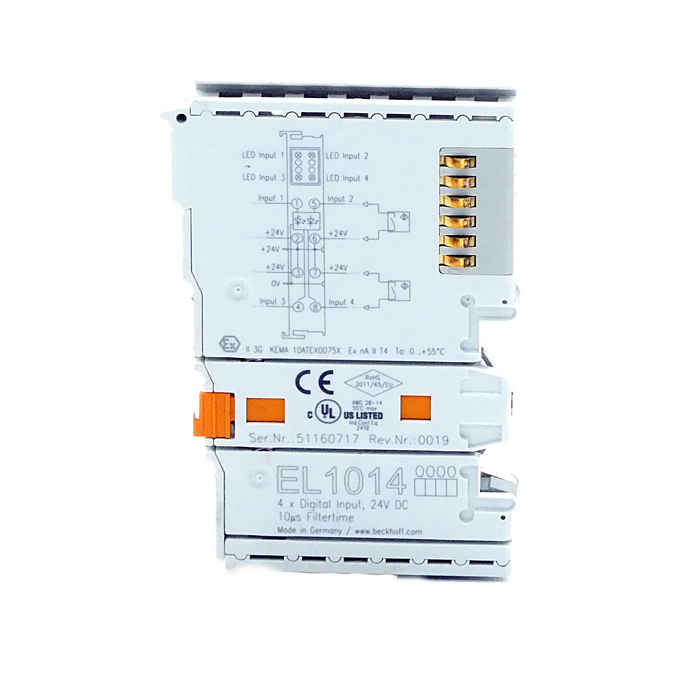 4-Channel-digital-input-terminal EL1014 