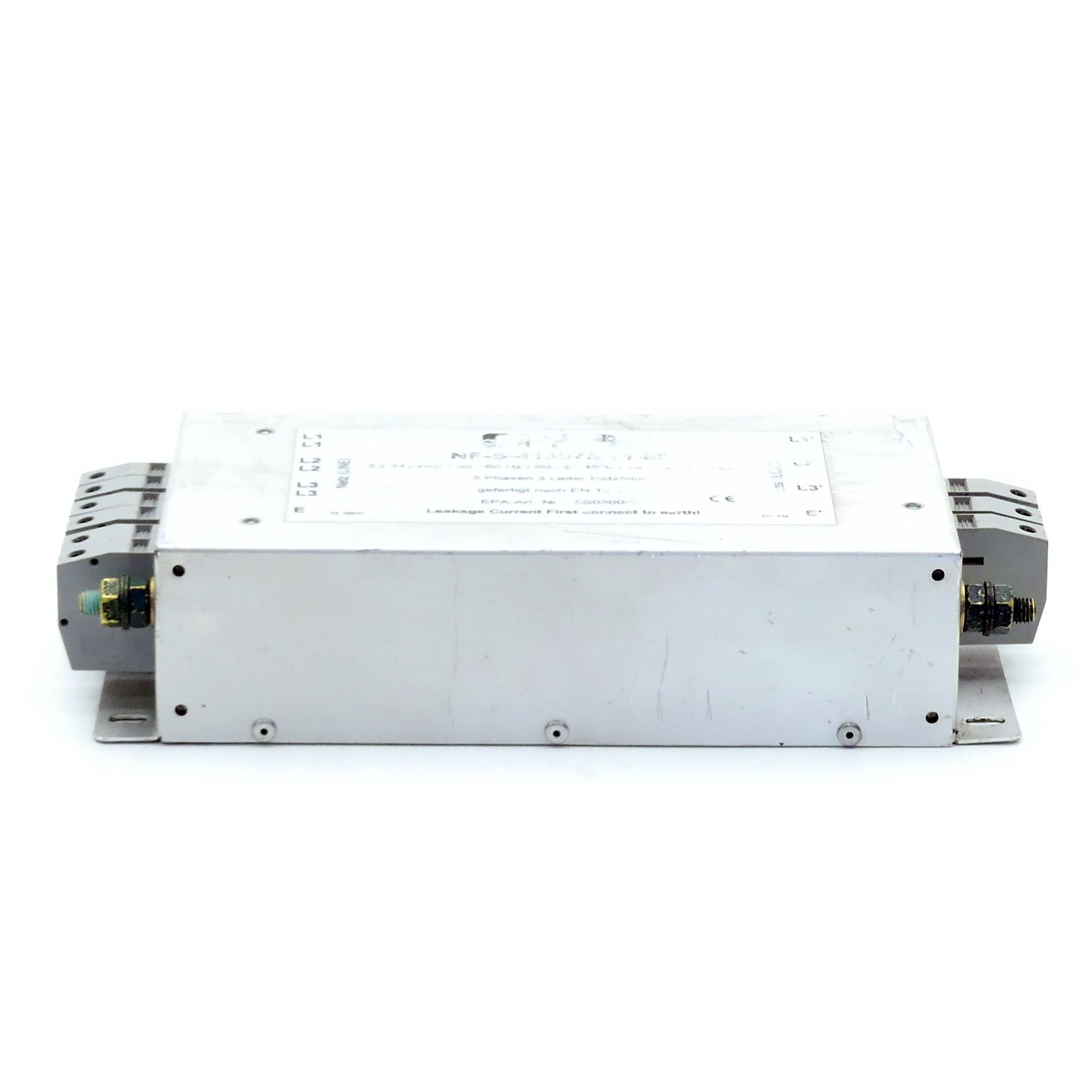 3 phase 3 wire mains filter 
