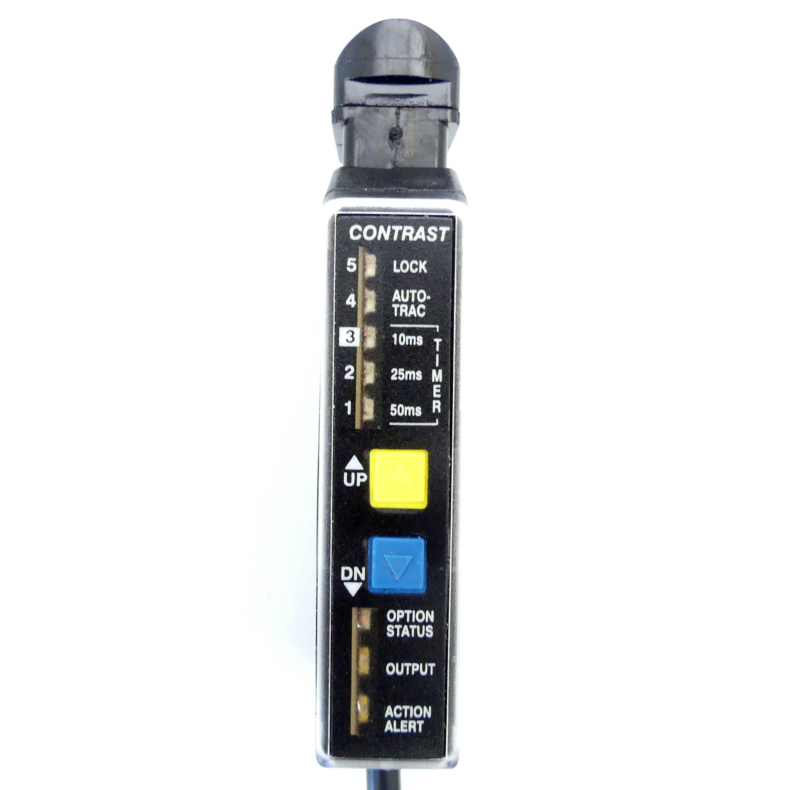 Infrared fiber optic photocell