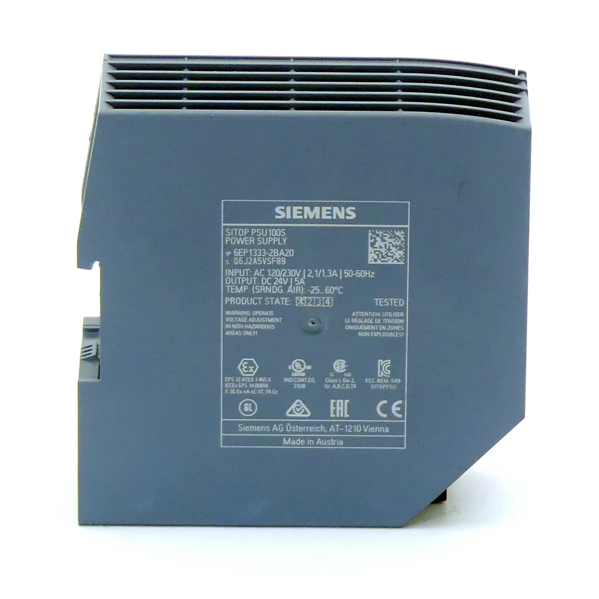 DIN rail power supply 6EP1333-2BA20 