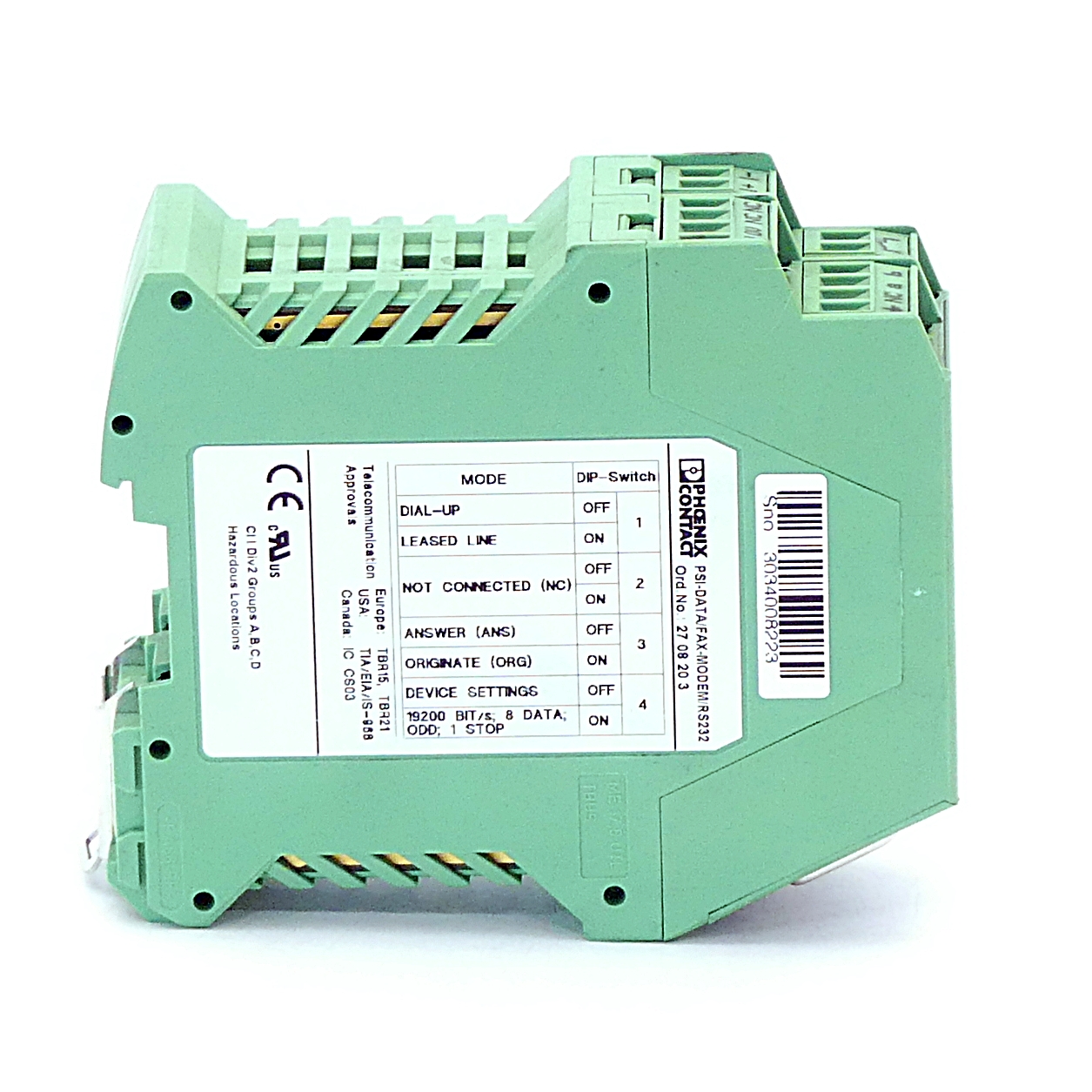 PSI-DATA/FAX-MODEM/RS232