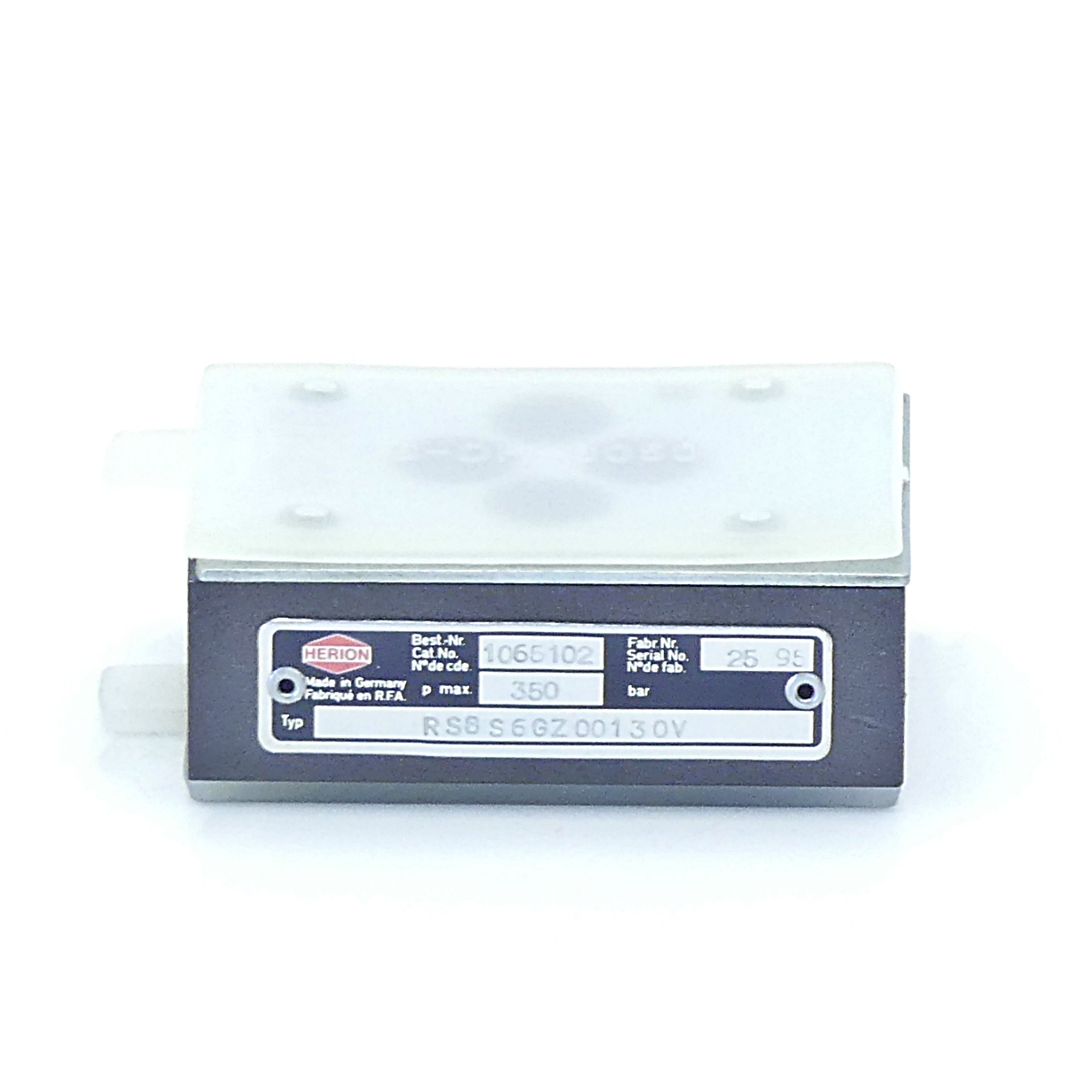 Rückschlag- und Differentialschaltungsventil RS8 S6GZ 001 30V