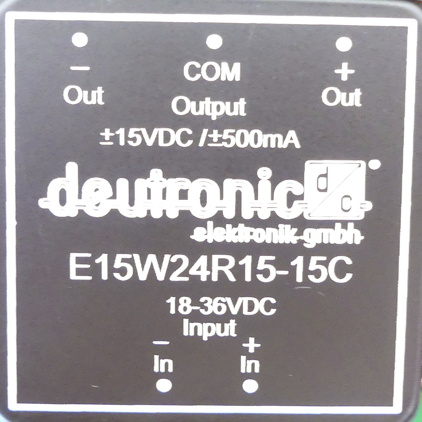 Circuit board with power supply