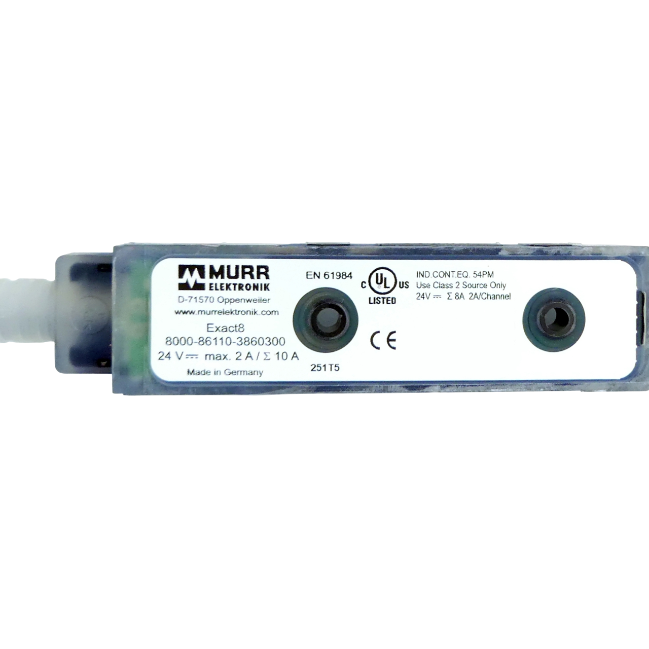 Exact8, 6xM8, 4-pin, fixed connection 