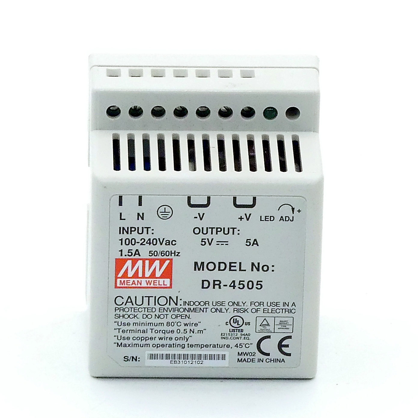 DIN rail power supply 