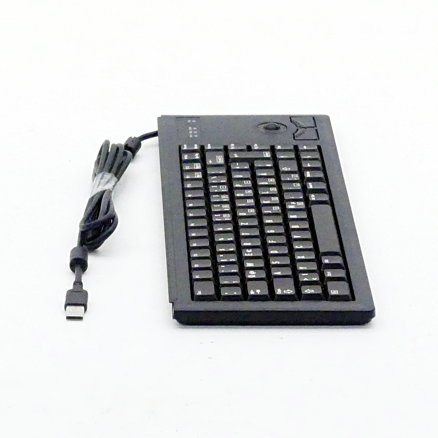 Compact Keyboard with integrated trackball
