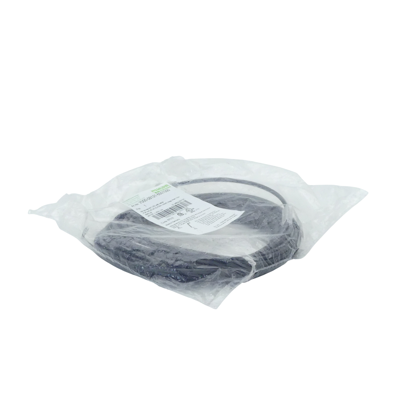 M8 Bu. 90° A-kod. freies Ltg-ende LED 