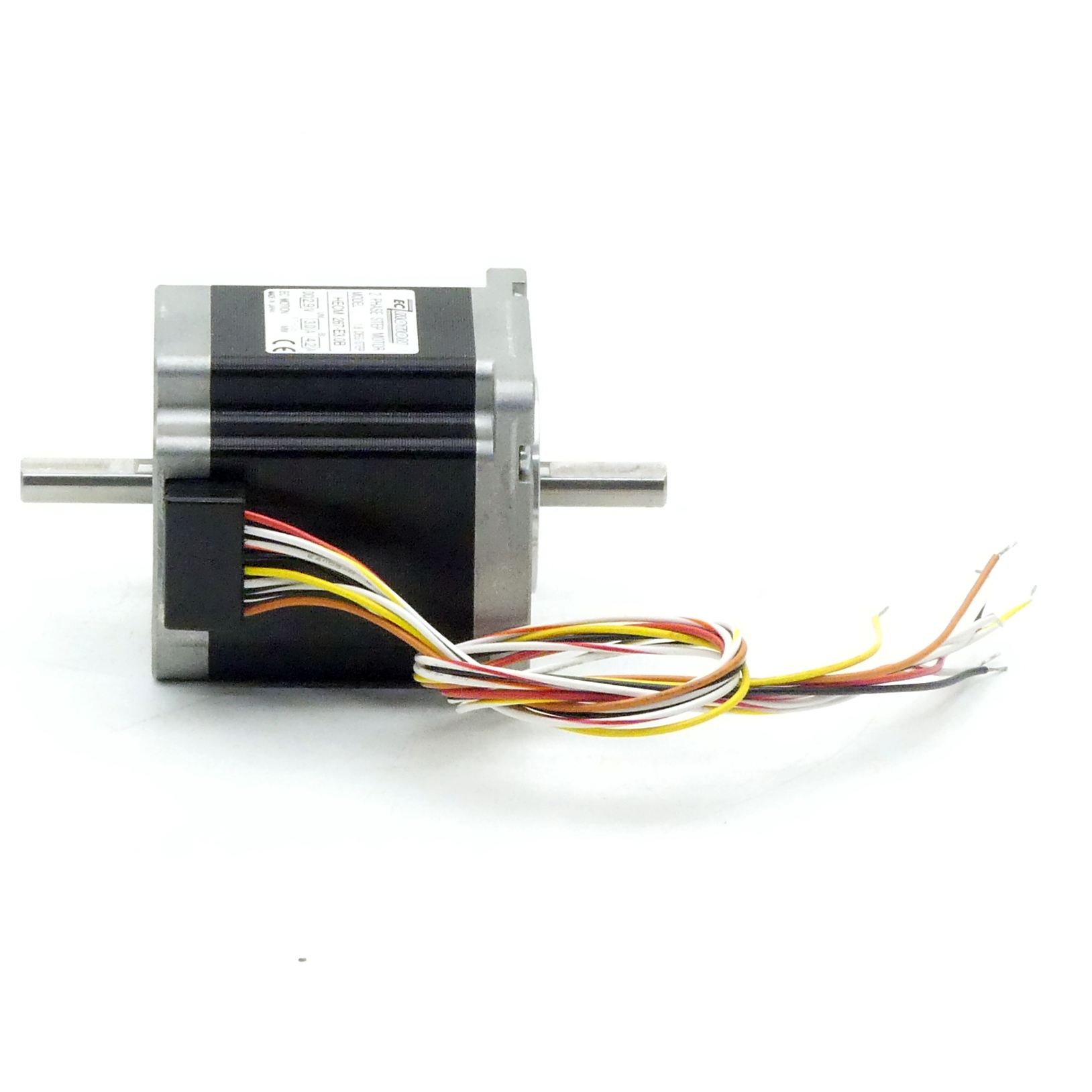 NEMA24 2-phase stepper motor 1.8° 1.75Nm Strands: 8 3.0A 2 shaft ends: 8mm  