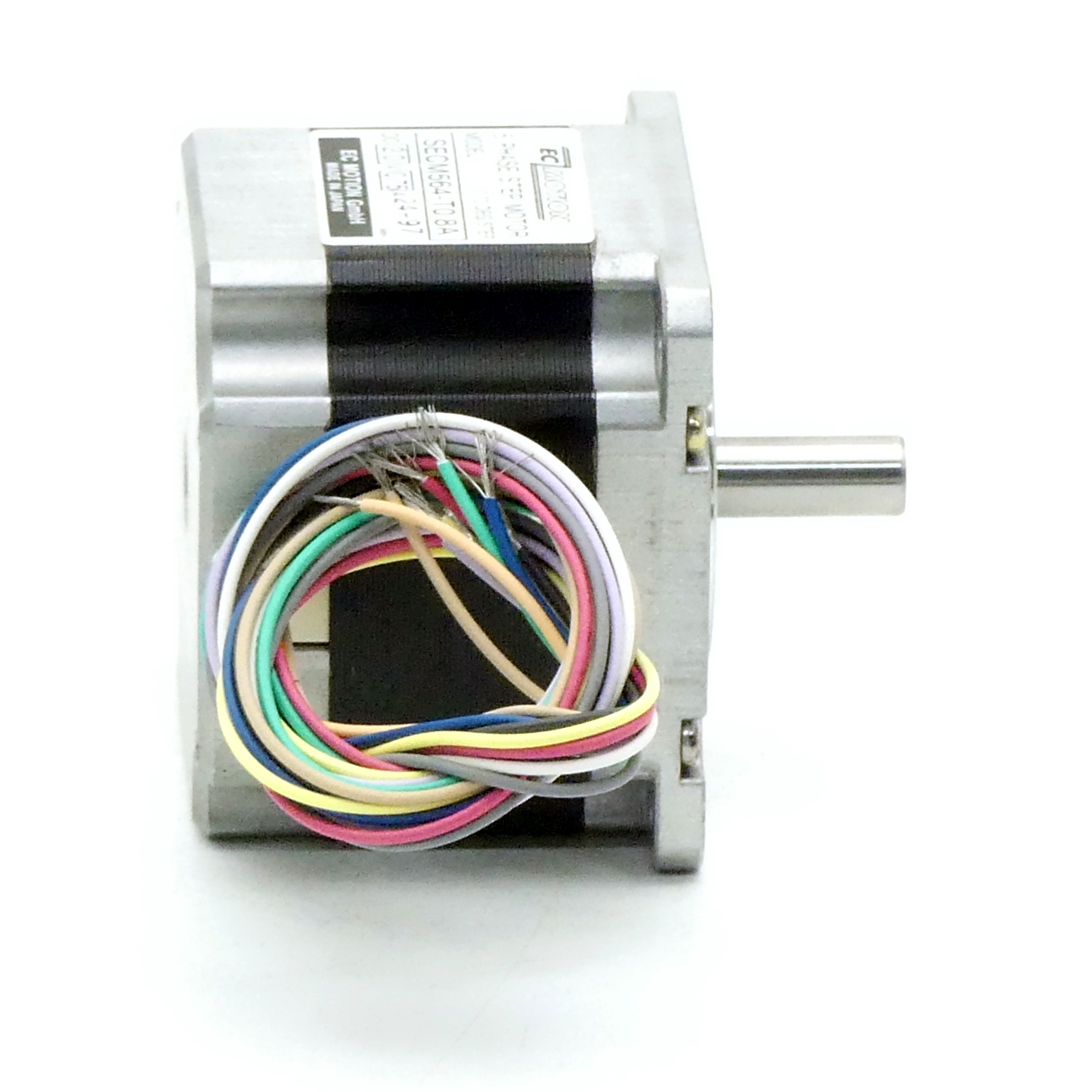 SIZE60 5-Phasen-Schrittmotor 0.72° 0.42Nm Anschlußkasten 0.75A Frontwelle:8mm  