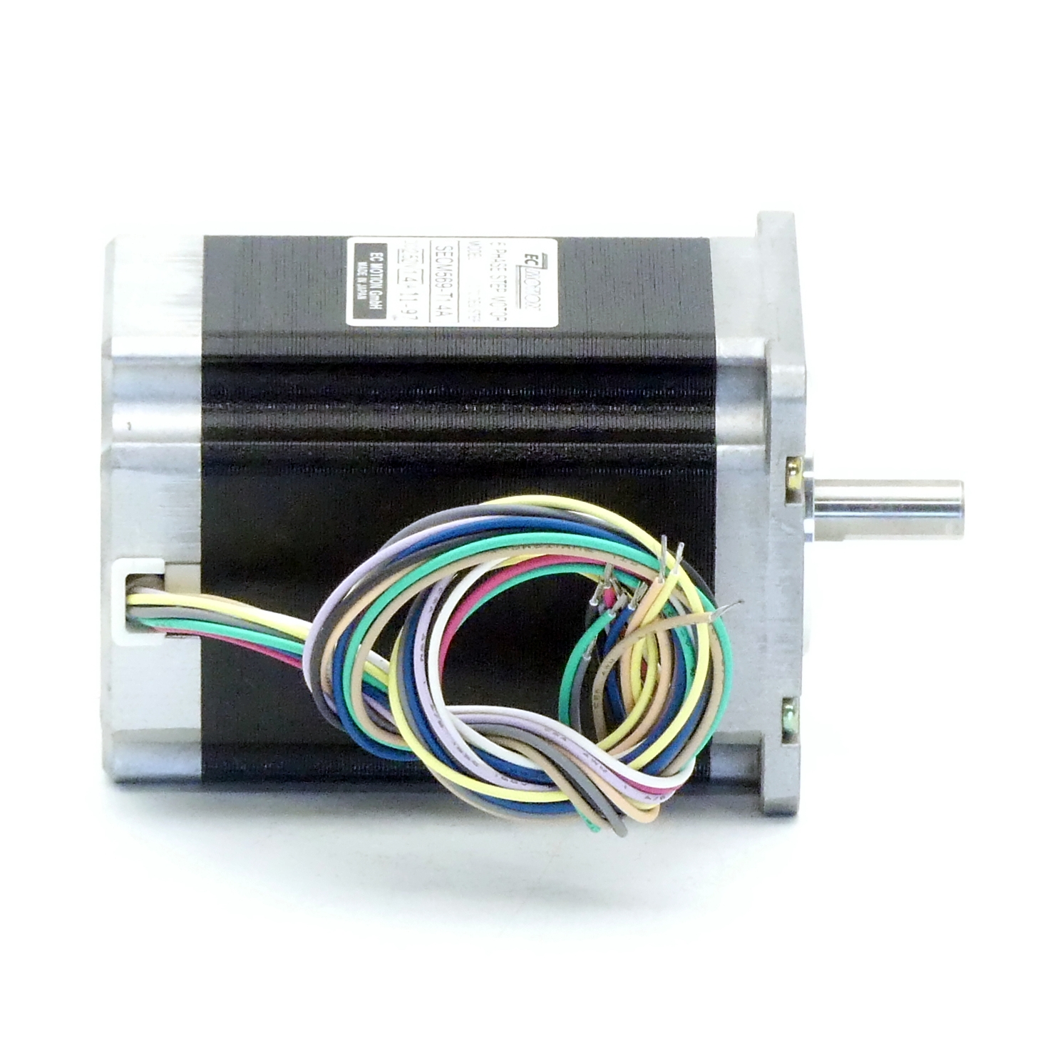 SIZE60 5-Phasen-Schrittmotor 0.72° 1.66Nm Litzen:10 1.4A Frontwelle:8mm  