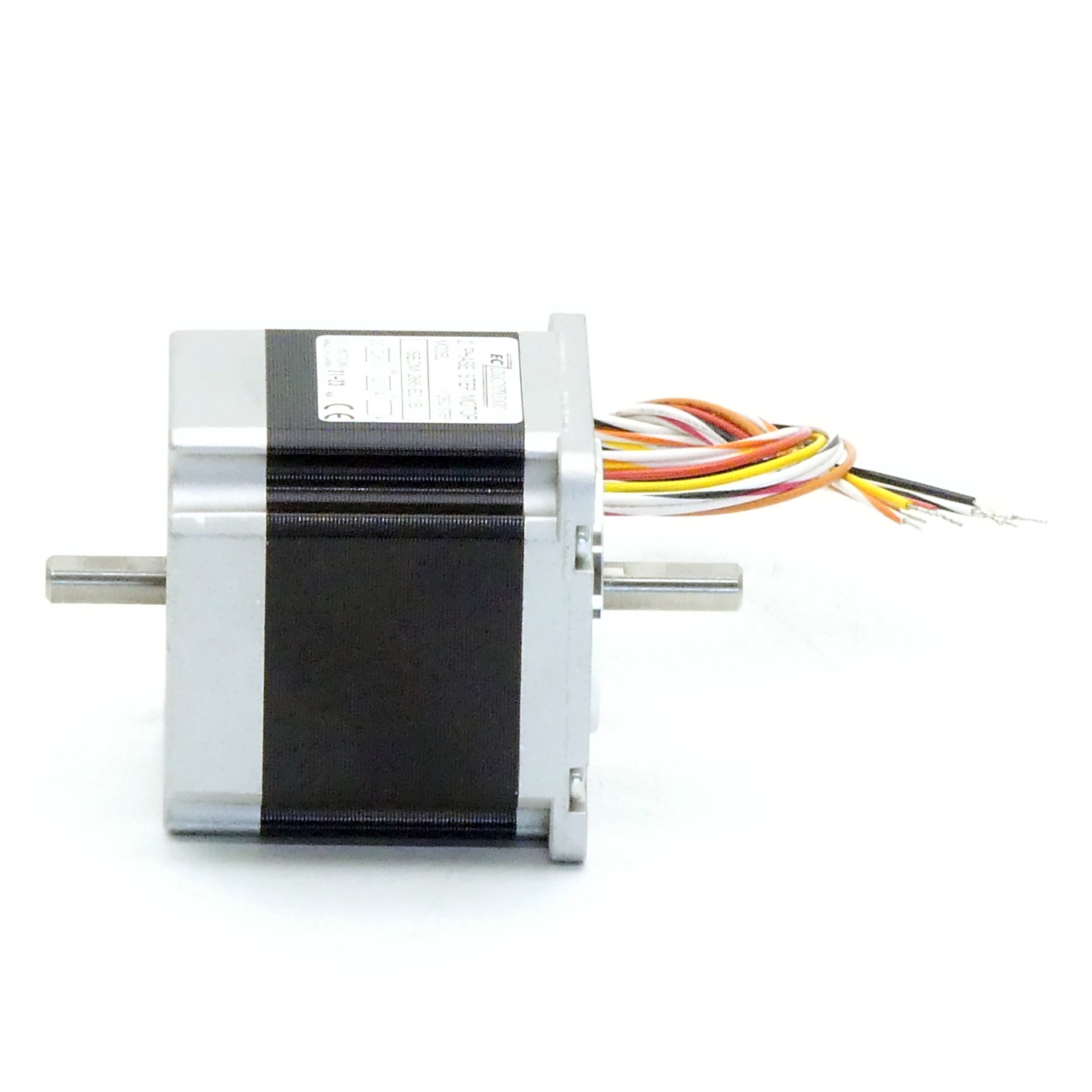 NEMA23 2-phase stepper motor 1.8° 0.9Nm Strands: 8 2.0A 2 shaft ends: 6.35mm  New FS