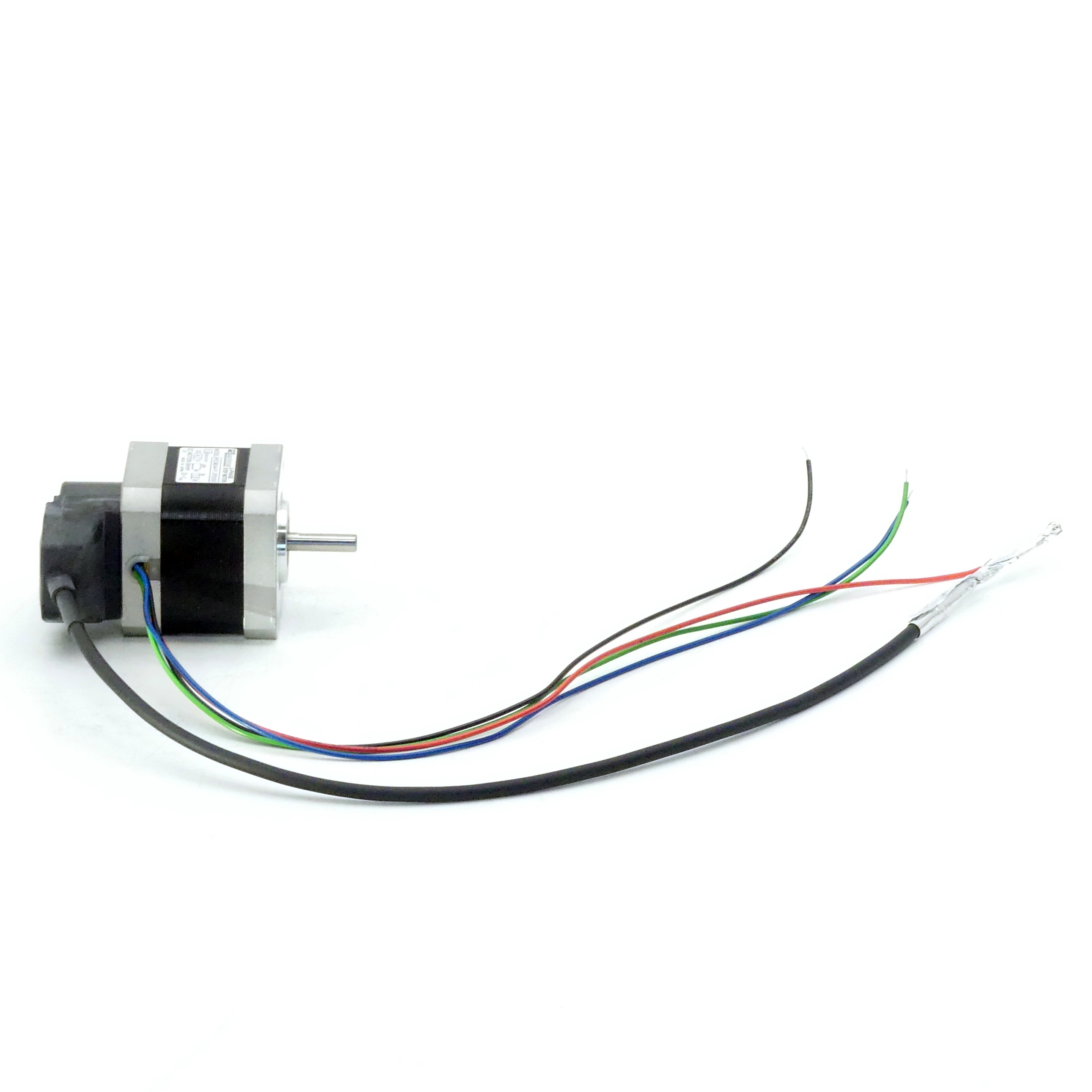 NEMA17 2-Phasen-Schrittmotor 1.8° 0.5Nm Litzen:4 1.3A Frontwelle:5mm Encoder Line Driver  Neu OVP