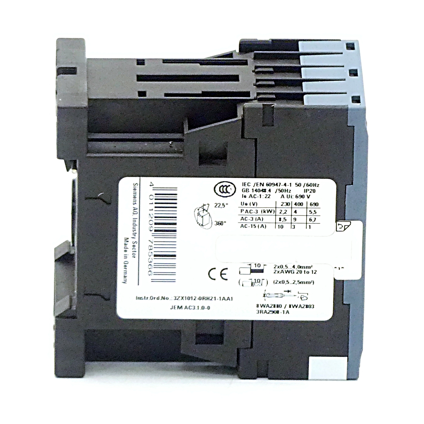 Leistungsschütz 3RT2016-2BB41  