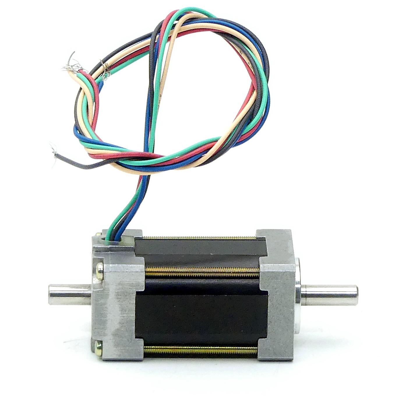 NEMA11 5-Phasen-Schrittmotor  0.72° ?Nm Litzen:5 0.8A 2-Wellenenden:?mm  Neu OVP