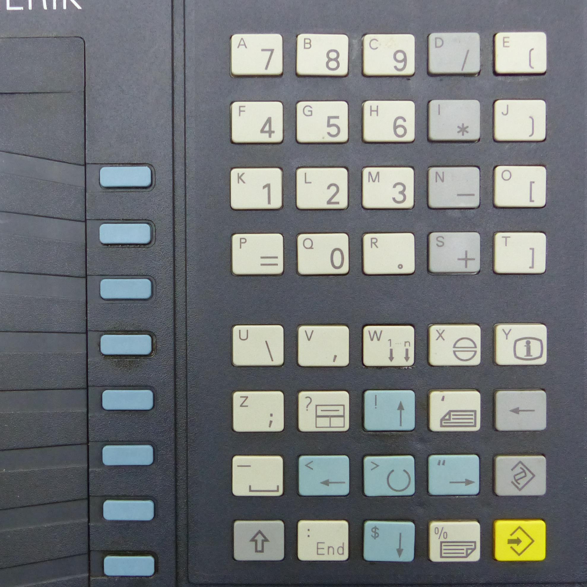 Control Panel Sinumerik 840D 