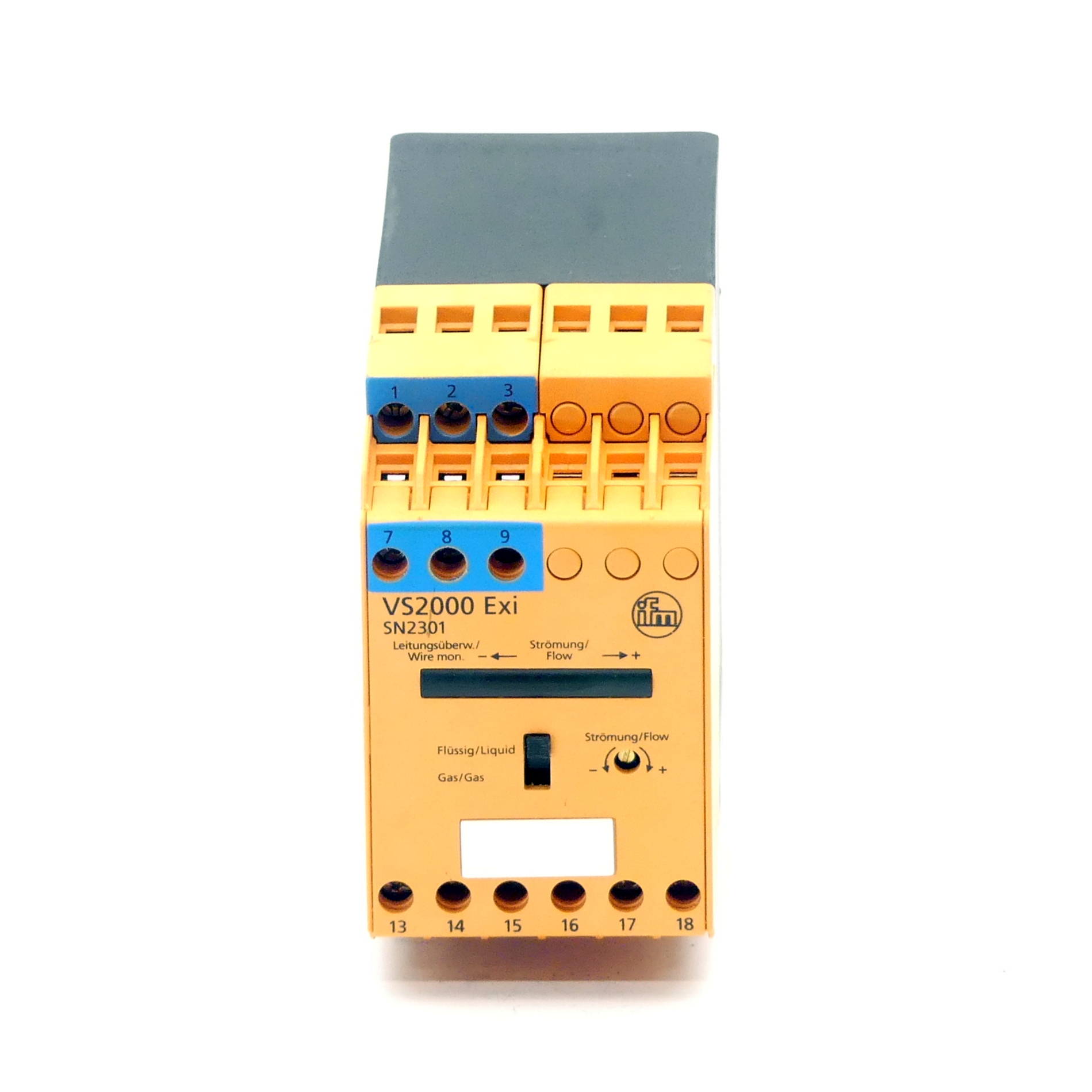 Evaluation unit for flow sensors VS2000 Exi 
