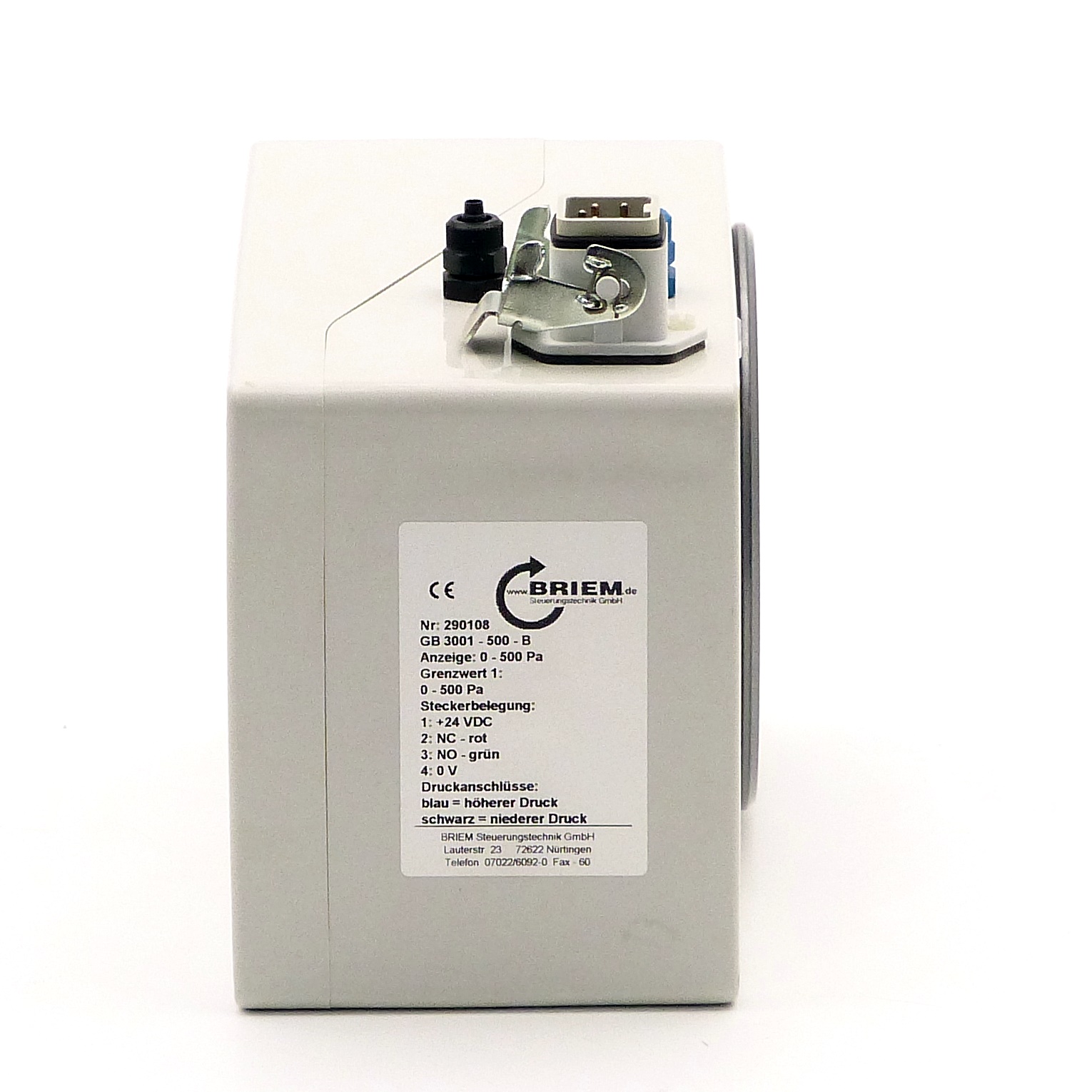 Differenzdruckmessgerät GB 3001