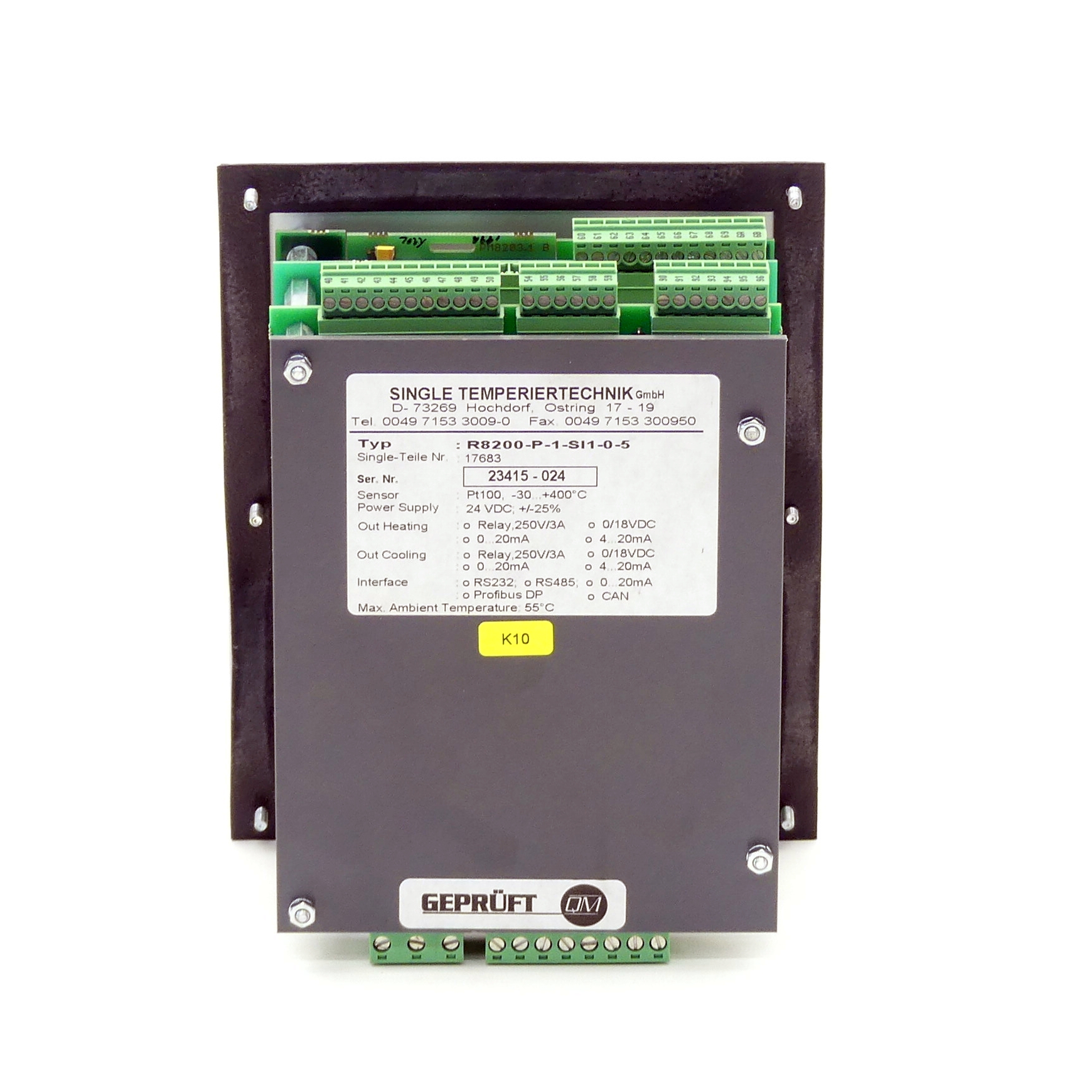 Temperature Controller R8200-P-1-SI1-0-5 