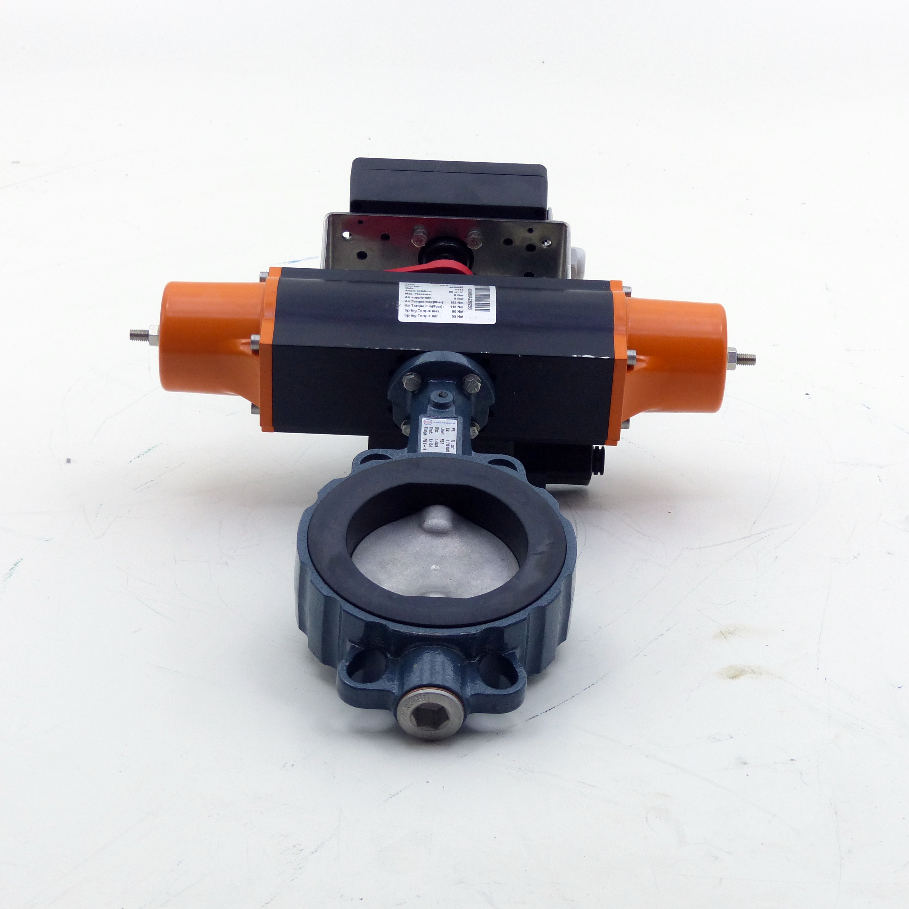 Pneumatic Swivel Drive with butterfly valve 