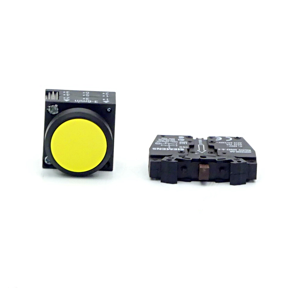 4 Pieces push-button yellow