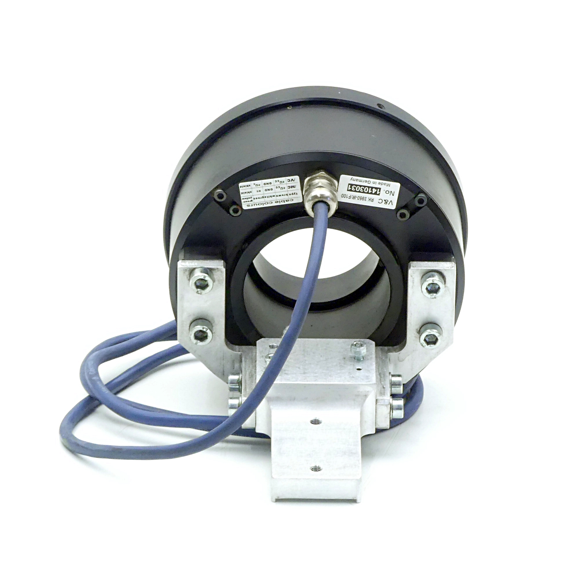 Ringbeleuchtung mit Halterung für die Kamera CCD XC-ES50 
