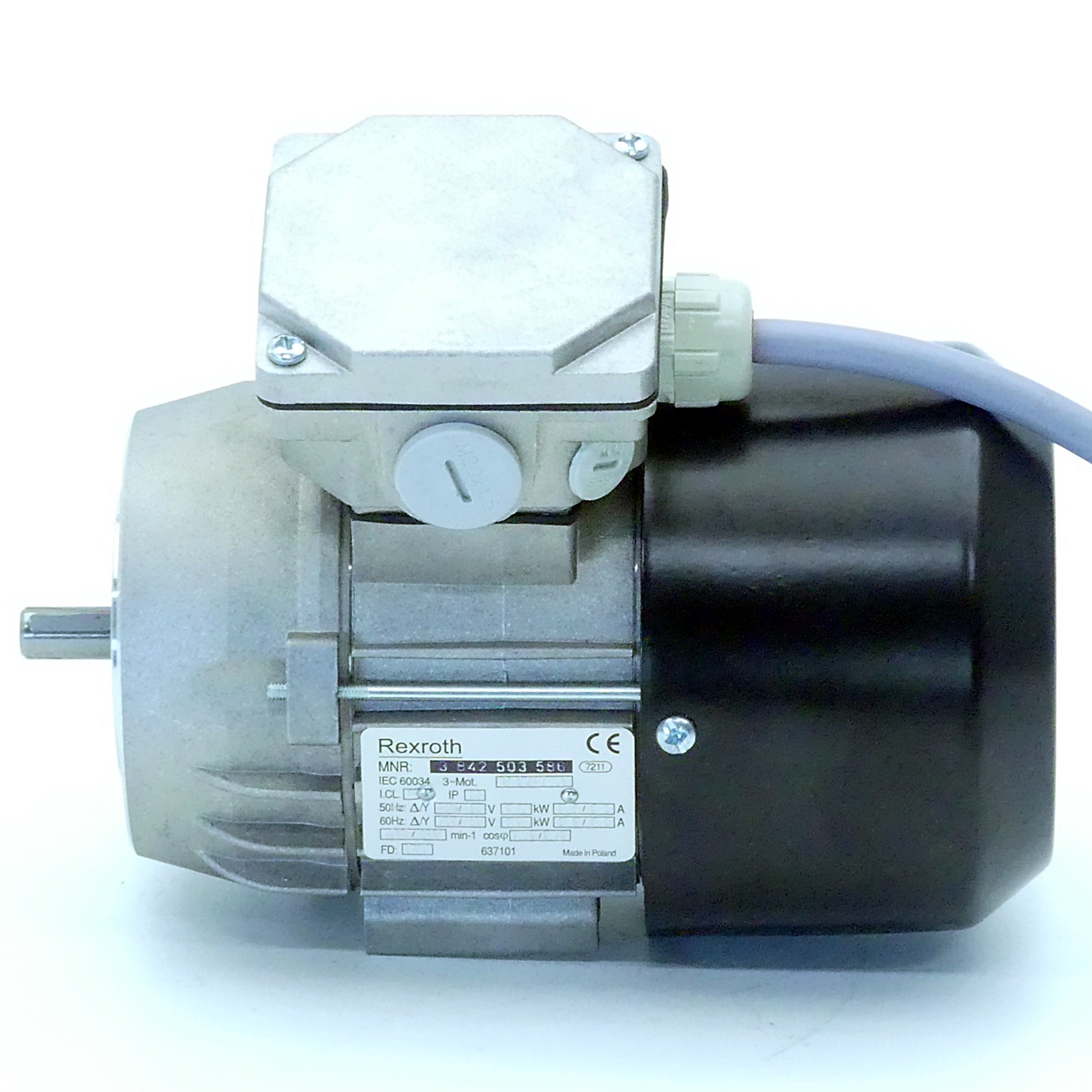 three-phase motor with cable 3 842 503 580 
