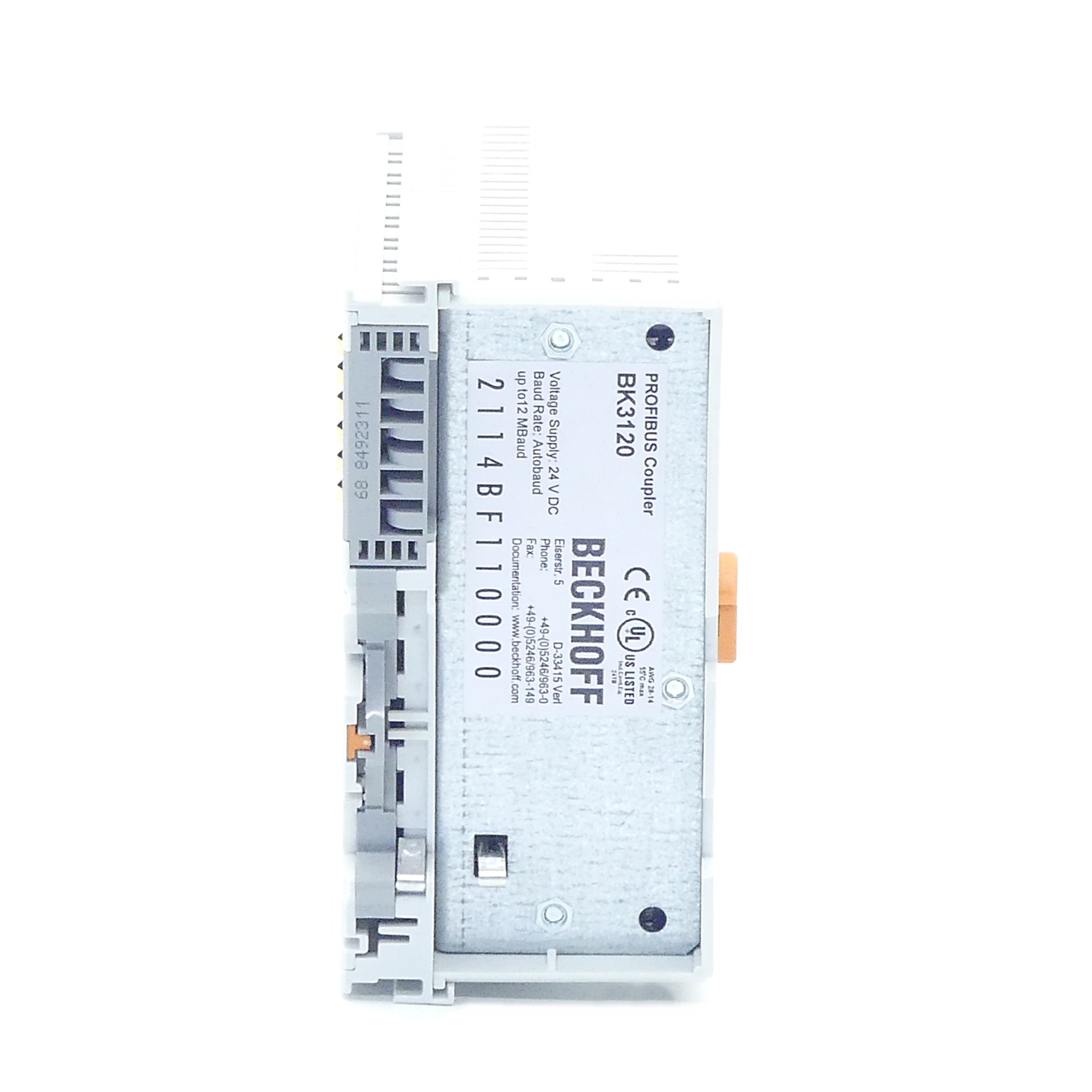 Profibus bus coupler BK 3120 